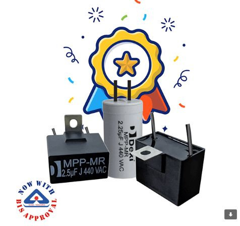 BIS APPROVED FAN MOTOR CAPACITORS