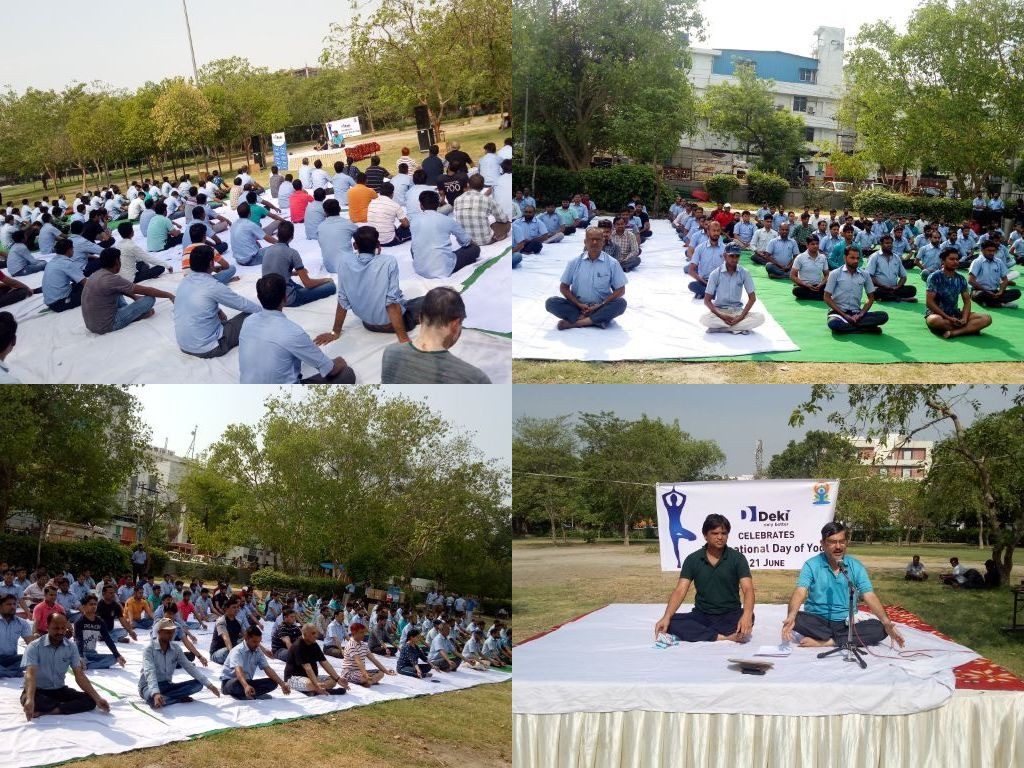 International Yoga Day Celebration at Deki