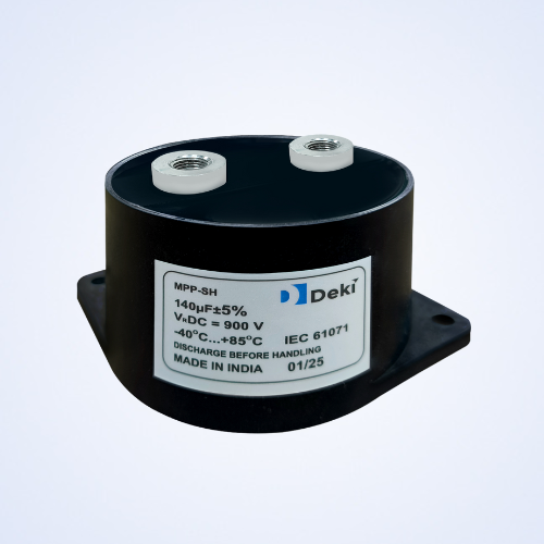 Metallized Polypropylene DC Link Capacitor - Round Plastic Can (Female)