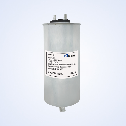 METALLIZED POLYPROPYLENE AC FILTER CAPACITOR-Single phase M10 stud